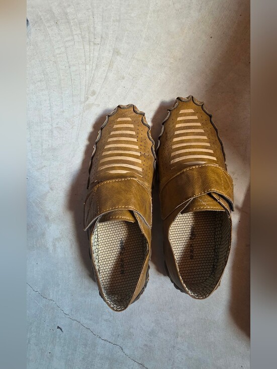 Other - Men's Casual Slip-On Shoes in Mustard Brown